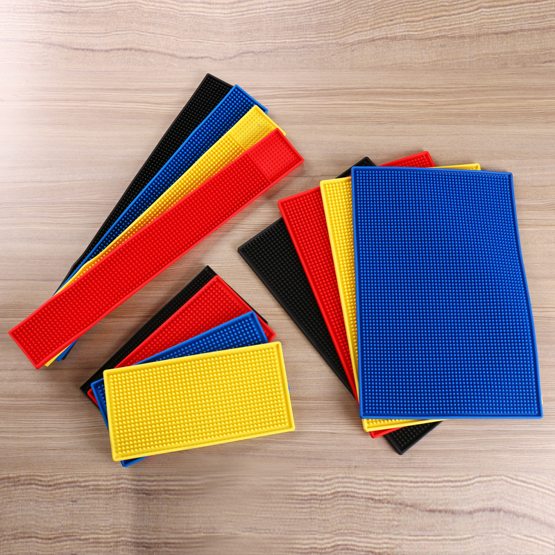 PVC Bar Mat Bar Insulation Table Cloth Anti - slip Mat Home Table Mat cup cup cup cup cup mat rectangular bar mat