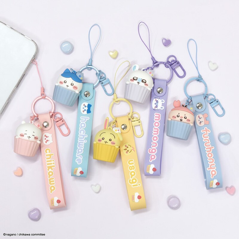 In-Stock Japan Purchase Jiyikawa 3D Character Bag Charm Keychain Pendant Phone Strap Key Ring