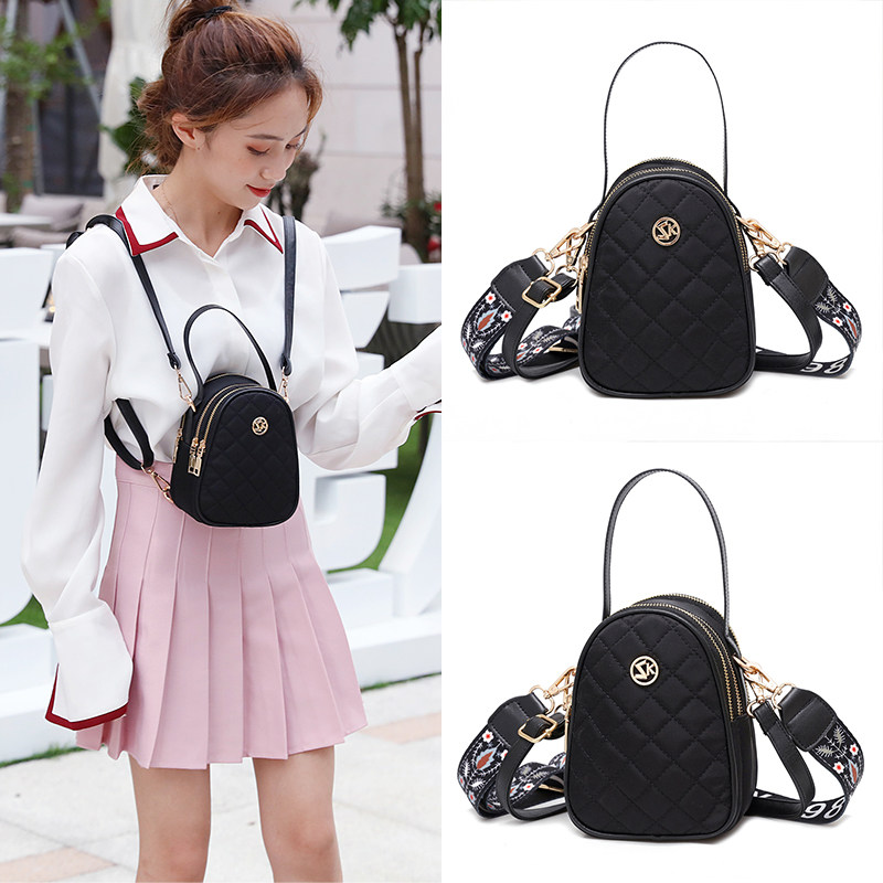 Oxford Cloth Double Shoulder Bag Women 2022 New Tide Fashion 100 Hitch Han Version Single Shoulder Slanted Satchel Bag Handbag Handbag