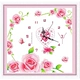 Cross stitch thêu phòng khách bảng đồng hồ chủ đề sáng thêu xóa châu Âu 2019 đồng hồ đồng hồ thời gian đồng hồ treo tường ngôi nhà mới - Công cụ & phụ kiện Cross-stitch