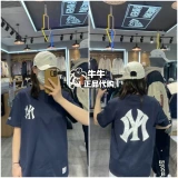 NEW ERA Летняя футболка с коротким рукавом подходит для мужчин и женщин с круглым воротником