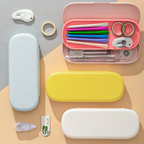 Customized engraved name stationery box for children multifunctional pencil box customized robot shape kindergarten boy and girl card