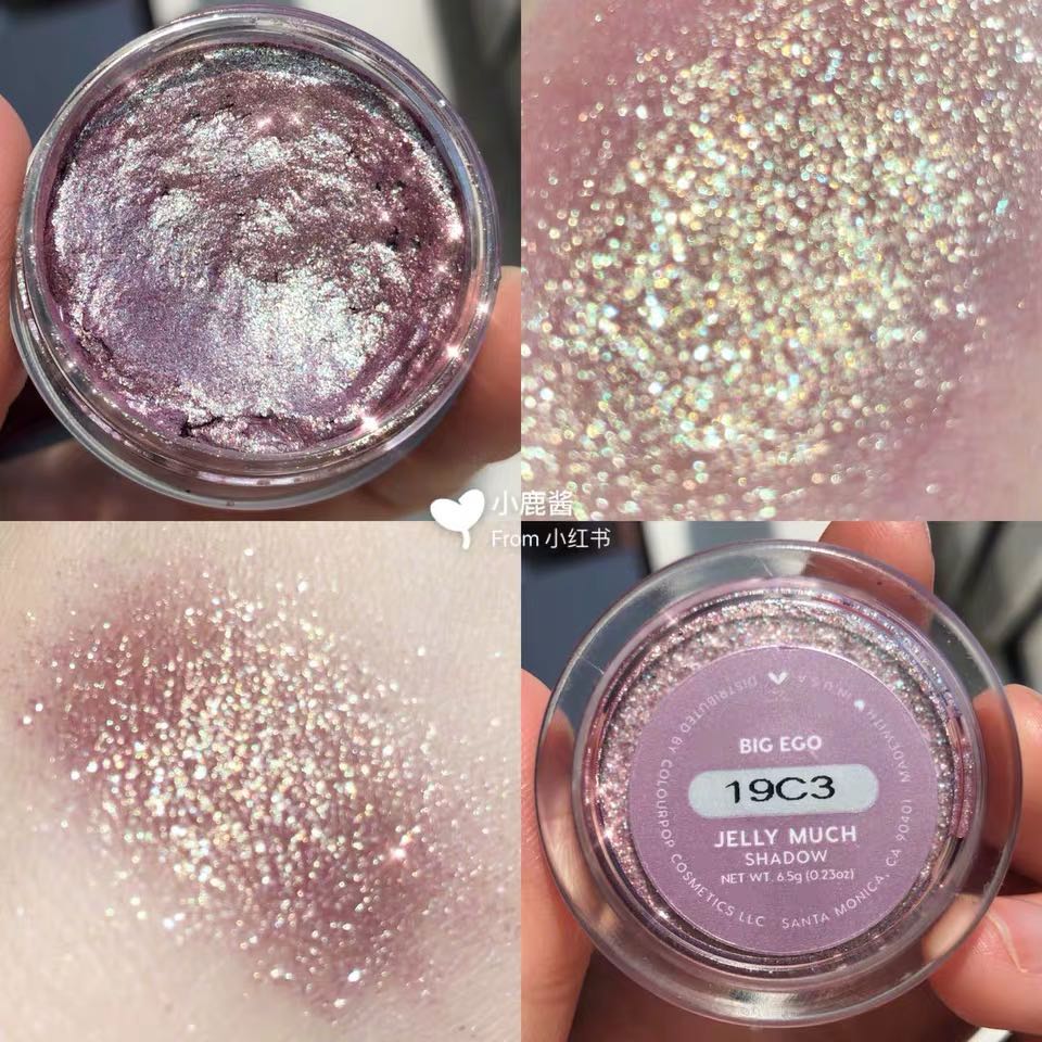Losing money clear colourpop sequins gel eye shadow BIG EGO DISCO LADY CAMEO dry and wet dual use