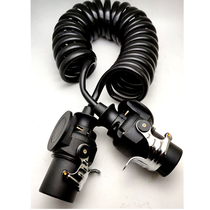  Car truck trailer wire five-core wire spring wire Pure copper ABS wire EBS wire Aluminum alloy square seven-core wire special offer