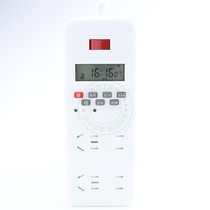 Delixi time control socket KG316TS-J 2500W 10A with wired plug-in board timed charging road light box 220V