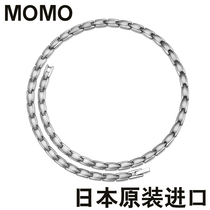 Momo clavicle necklace anti-radiation anti-fatigue health necklace titanium magnetic necklace men's women's necklace titanium