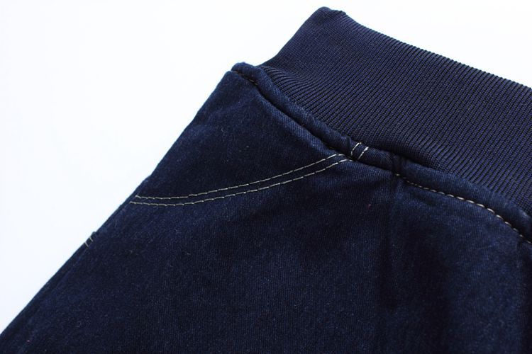 Quần jean bé trai 10 quần mùa đông mặc quần 4 trẻ em 5 cộng nhung dày 6 quần ấm 7 bé trai 8 tuổi quần jean đẹp bé trai