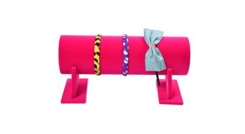 Lấy! Flannel một lớp ba lớp vòng đeo tay khung trang sức hiển thị đứng đồng hồ đeo tay kệ trưng bày đứng - Vòng đeo tay Cuff vòng đá phong thủy