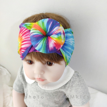 ins doughnut wide edge baby fontanelle hair belt cute princess baby hair accessories Baby Full Moon 100 days floral headdress