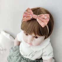 Female baby hair band cute sweet floral bow Super Cute Princess headdress 0-12 months baby hair accessories tide