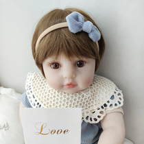 0-12 months baby hair band cute princess headgear super cute baby fontanelle floral headdress female baby hair accessories White