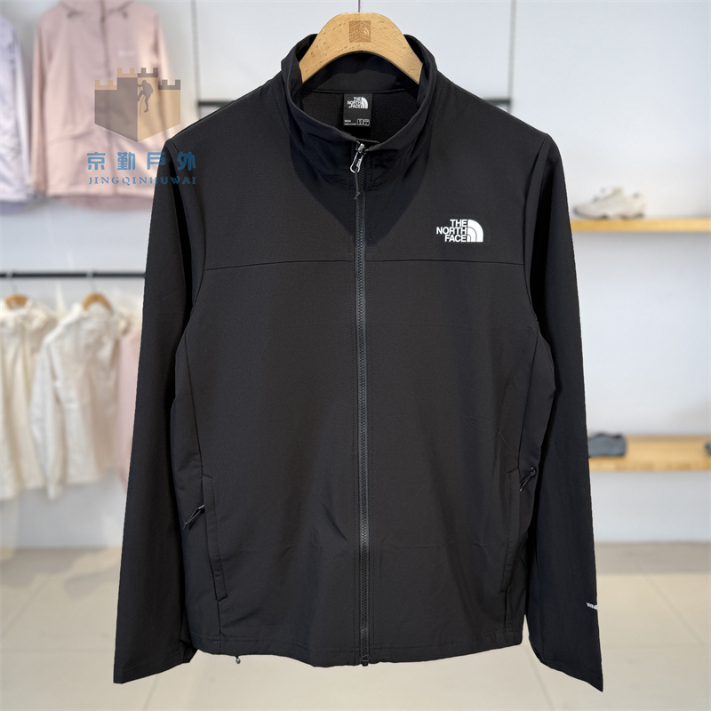 25 Autumn/Winter New the North Face Men's Outdoor Waterproof Softshell Jacket, Can Be Used as an Inner Layer 8Gk4