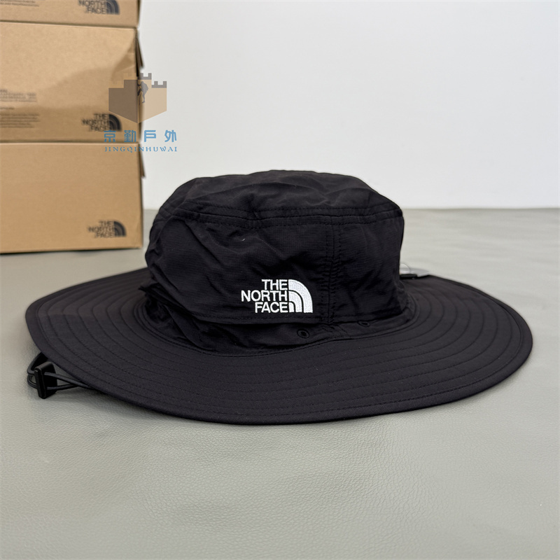 26 Autumn/Winter New the North Face Unisex Outdoor Foldable Wide Brim Sun Protection Fisherman Hat 5Fx6