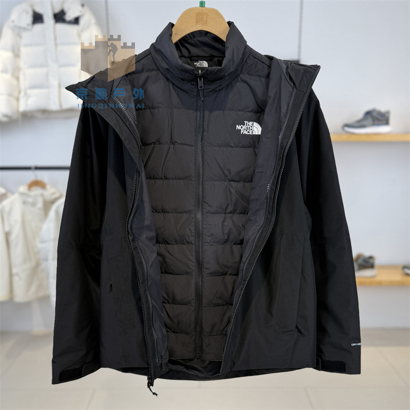 New Autumn and Winter Thenorthface Three-In-One down Jacket for Men, Outdoor Windproof and Waterproof 83Sl