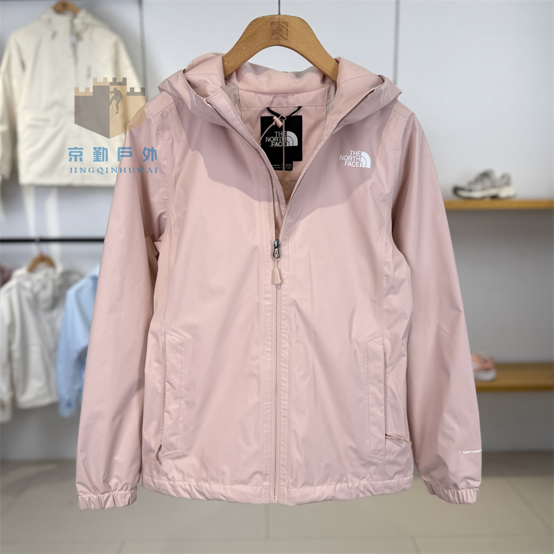 26 Spring/Summer New the North Face Women's Outdoor Windproof and Waterproof Hooded Jacket 8Eyg