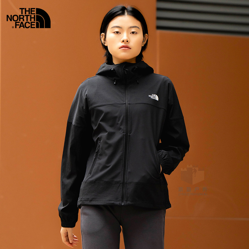 Thenorthface North Face Jacket Women's Outdoor 26 Spring and Summer New Sports Breathable Windproof Hooded Casual Jacket