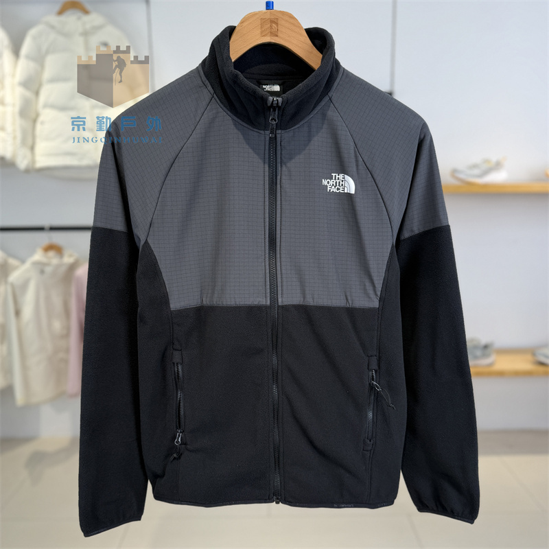 25 Autumn/Winter the North Face Glacier Fleece Jacket for Men, Outdoor Warmth, Can Be Used as an Inner Layer | 8Fhy