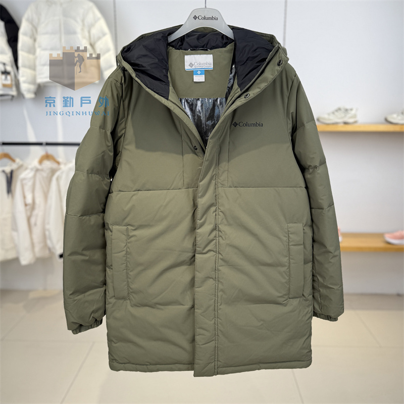 New Autumn and Winter Columbia Men's Outdoor Warm 650 Fill Power Thickened Mid-Length down Jacket | We7624