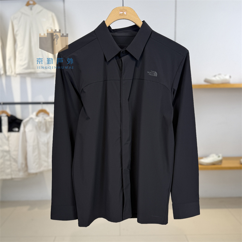 26 Spring/Summer New the North Face Men's Outdoor Casual Breathable Long Sleeve Shirt with Collar 8g79