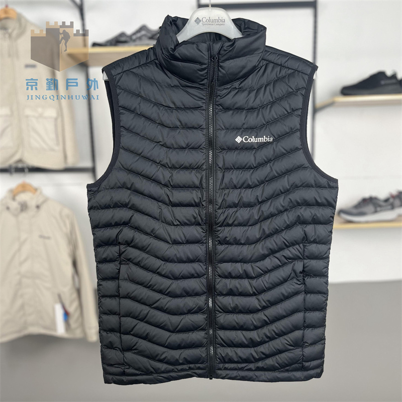 New Autumn and Winter Columbia Men's Outdoor Casual Duck down Warm down Vest We5561