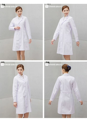 Белый халат, лонгслив, униформа врача, очень большой пуховик для школьников, увеличенная толщина, большой размер
