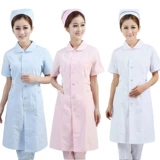 Униформа медсестры, белый халат для работы, лонгслив, демисезонный пуховик, короткий рукав, большой размер, осенний сезон