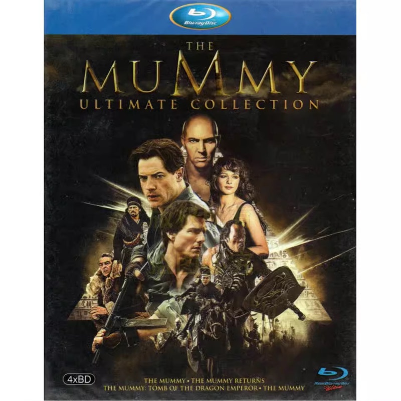 American Science Fiction Action-Adventure Movie the Mummy 1-4 Box Set Hd Bd Blu-Ray 4-Disc Set