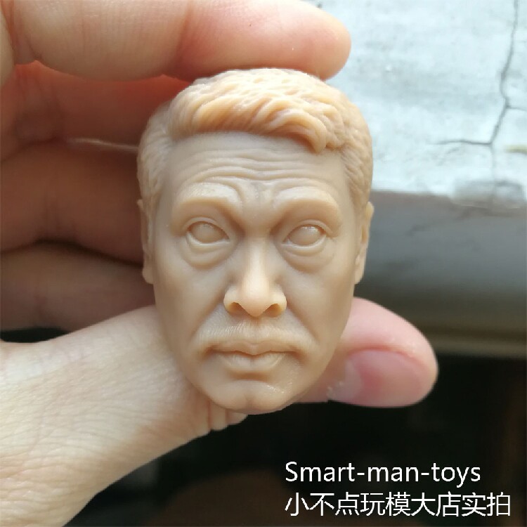 1 6 White mold Wu Meng Da uncles Sculling Shaolin Soccer Star Stars Partner Hong Kong Laughing Starry Soldier Accessories