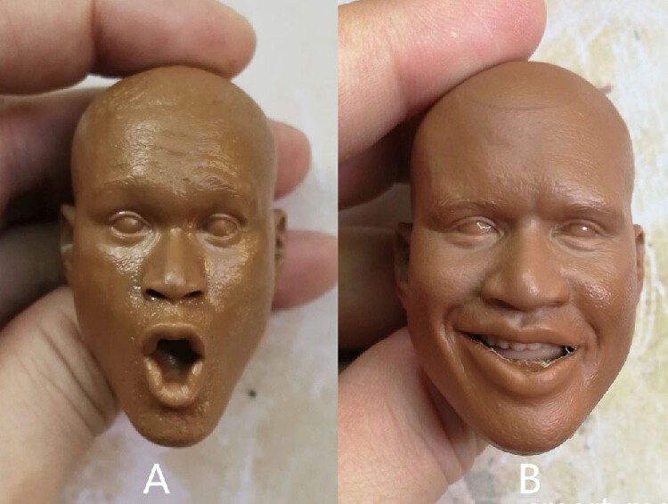 1 6 white mode NBA star O Neill head carving big shark Lakers big face furious face two