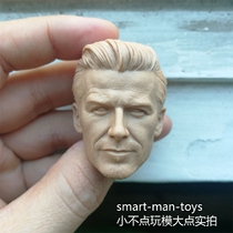1 6 White model David Beckham head carving Premier League Manchester United star David Beckham Handsome charm man