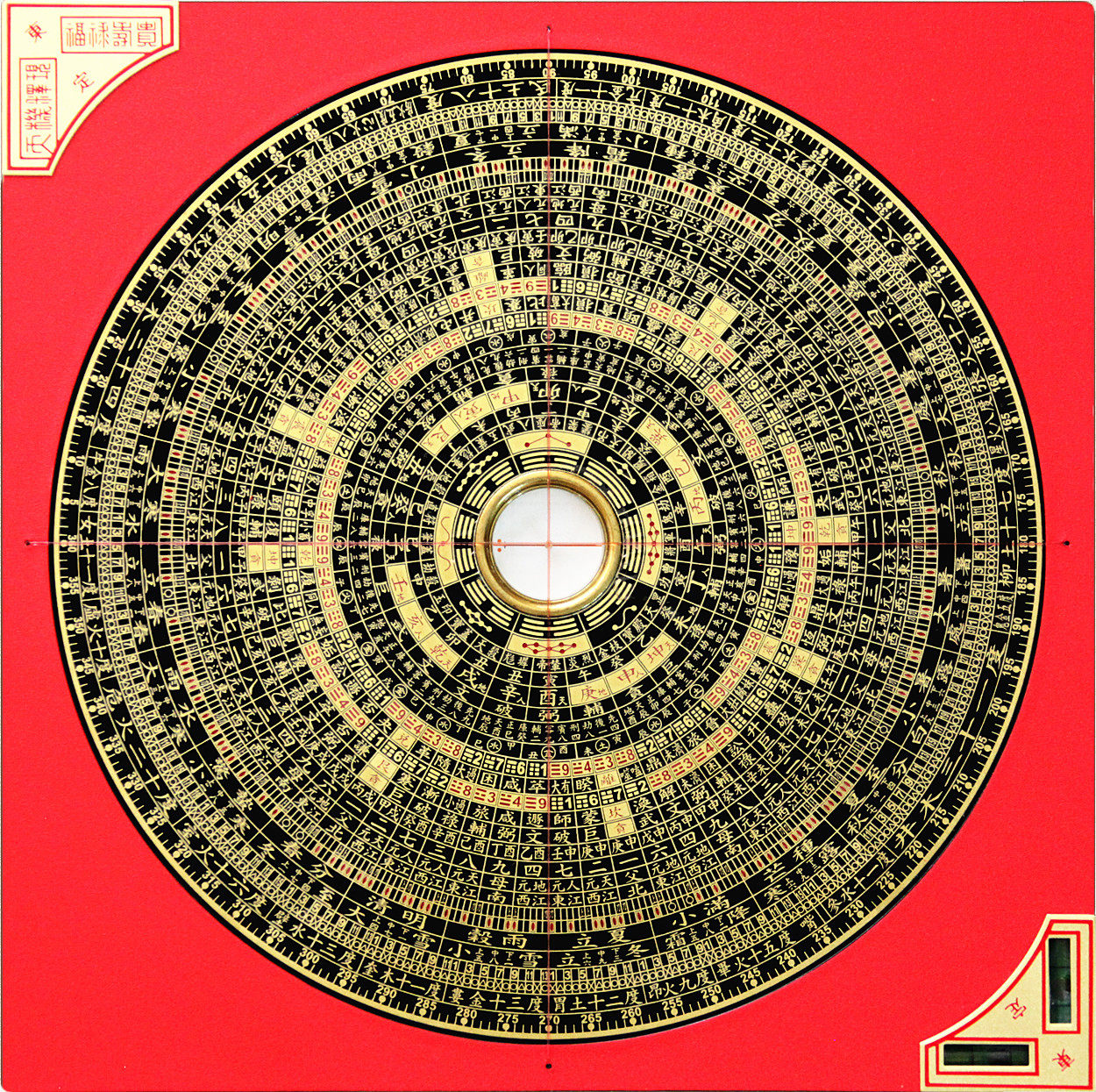 Taiwan Made Ding Ding Compass 8 inch 6 tri - yuan disc Longhen 8 - hour Guobao professional high precision