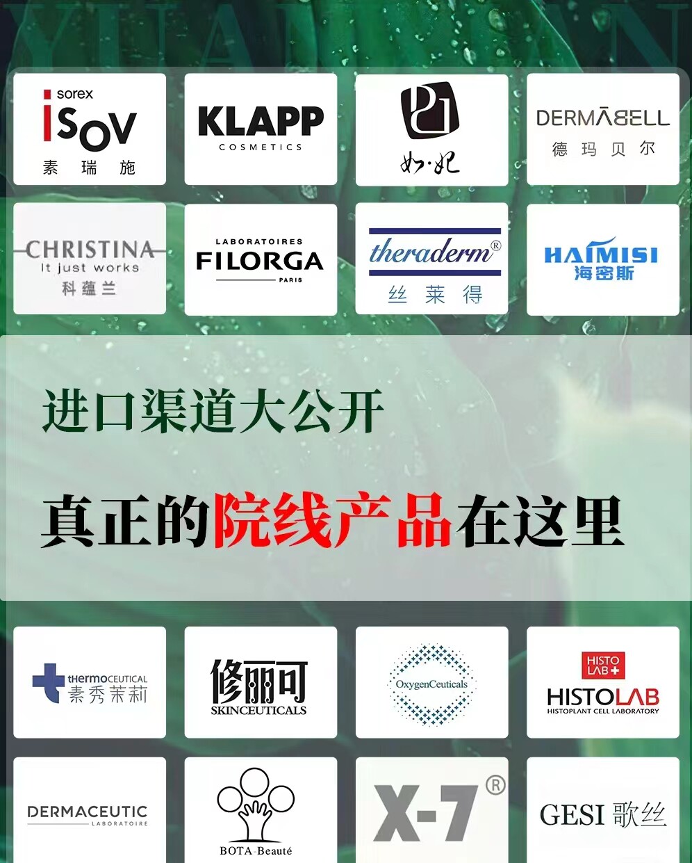 院用护肤集合店的LOGO