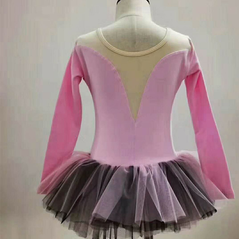 Dance suit Children's women rehearsas for summer long sleeves girls perform princess ballet dresses girl china dance