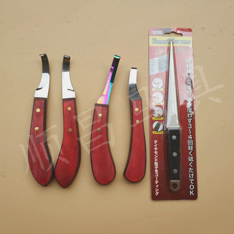 Imported professional horseshoe equestrian horse equestrian horses left right hand repair hoof knife horseshoe repair knife horse cleaning supplies