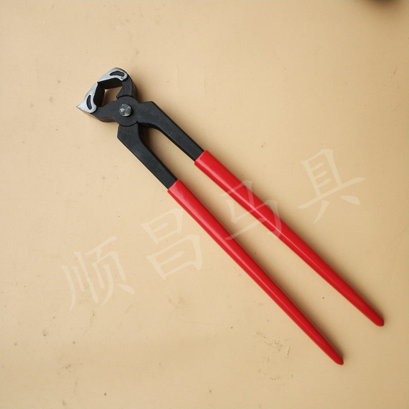  Domestic German style horse hooded pliers nail clippers unloading hooded pliers homemade hooded tools horse house equestrian items-Taobao
