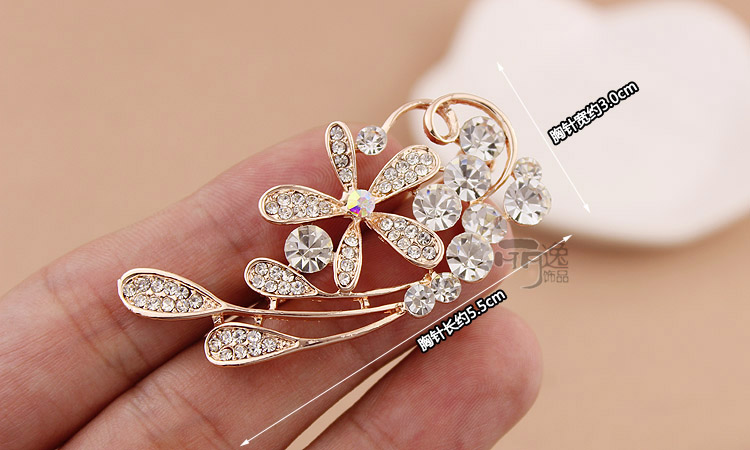 Hàn quốc Brooch Pin Retro Phụ Kiện Phụ Nữ Phần Trên Áo Đàn Bà Dễ Thương Khăn Choàng Khóa Áo Len Phù Hợp Với Trâm Coat Buckle