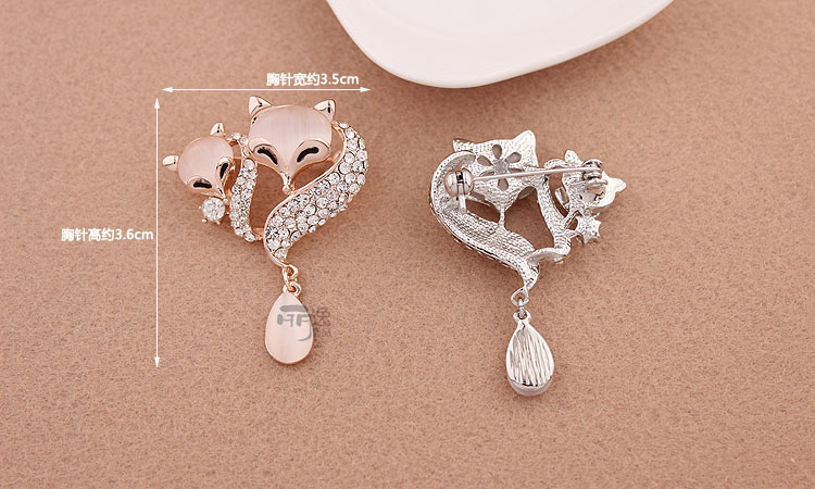 Thời trang Hàn Quốc trâm cài trâm cài áo len nữ áo len áo khoác lớn pin khóa lụa khăn khóa phù hợp với phụ kiện áo khoác phụ kiện cài áo sơ mi nữ