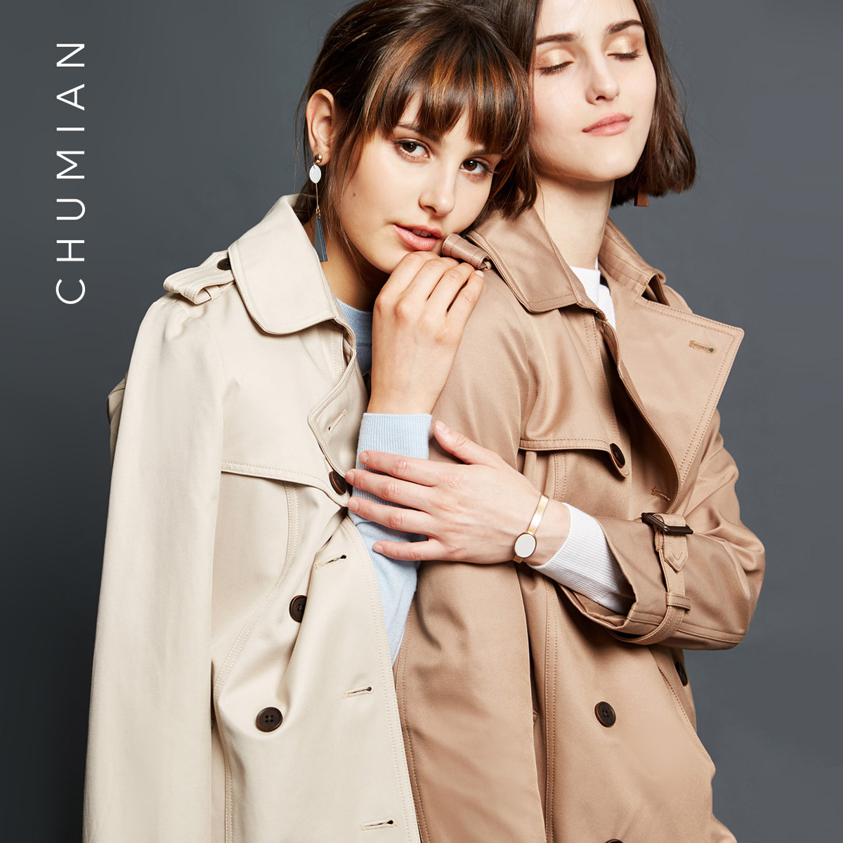 Trench pour femme en Coton - Ref 3227081 Image 1