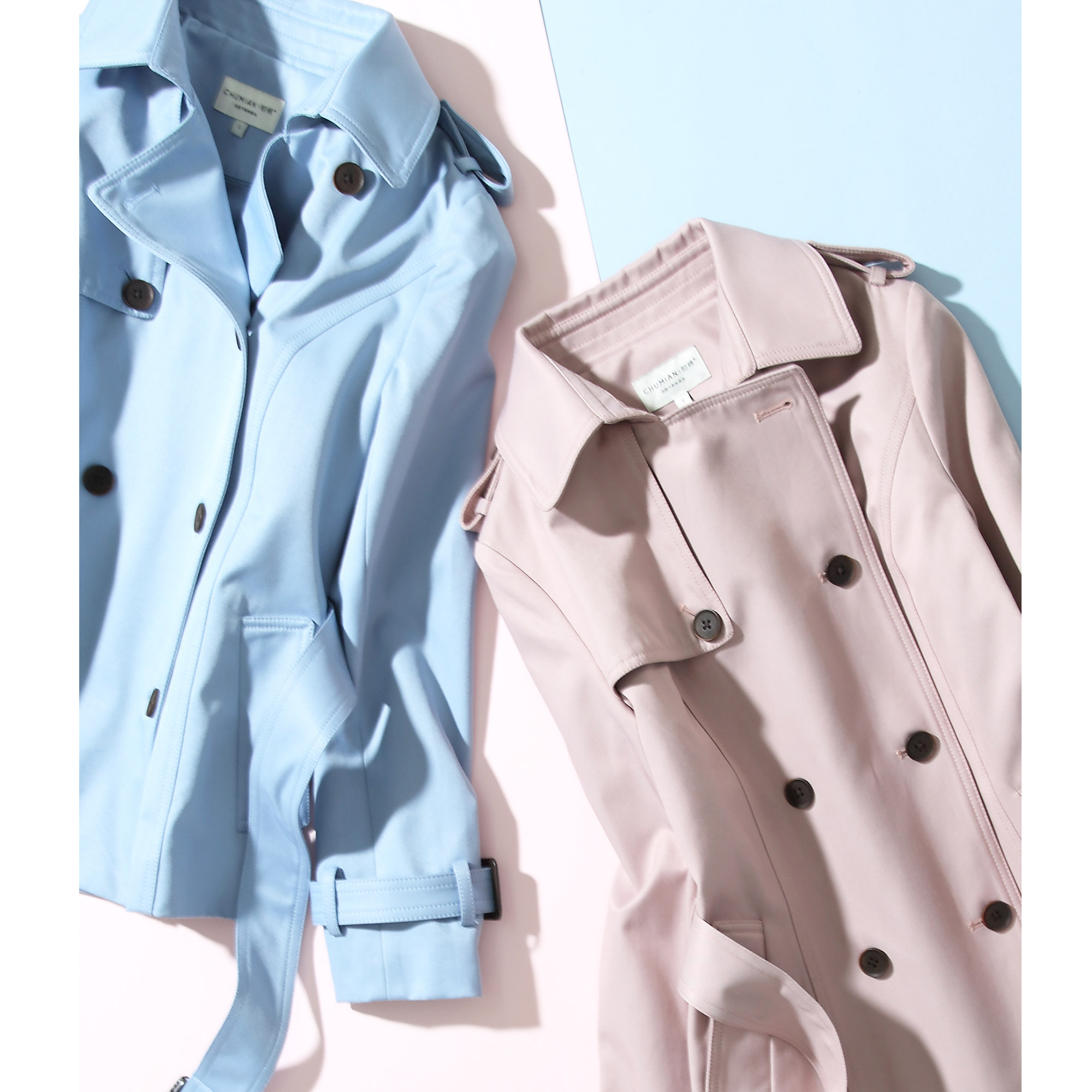 Trench pour femme en Coton - Ref 3225803 Image 4