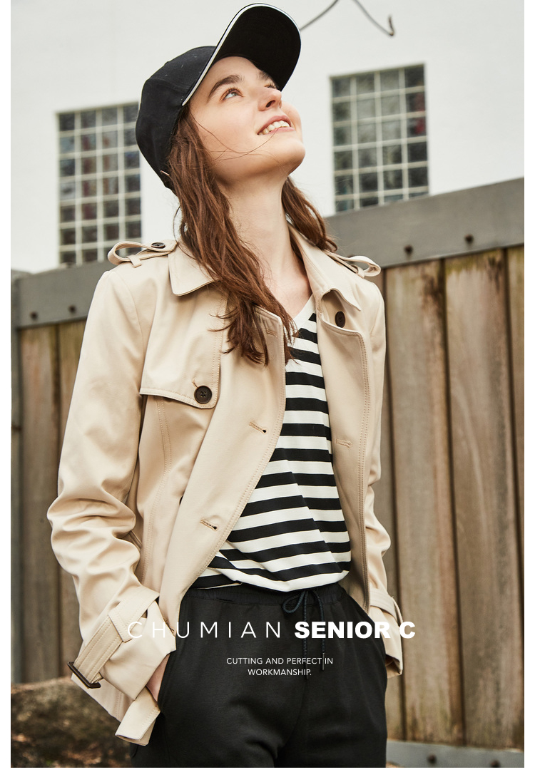 Trench pour femme en Coton - Ref 3225803 Image 35