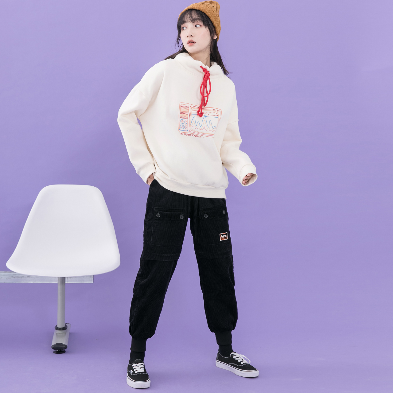 Sweatshirt femme - Ref 3216928 Image 4