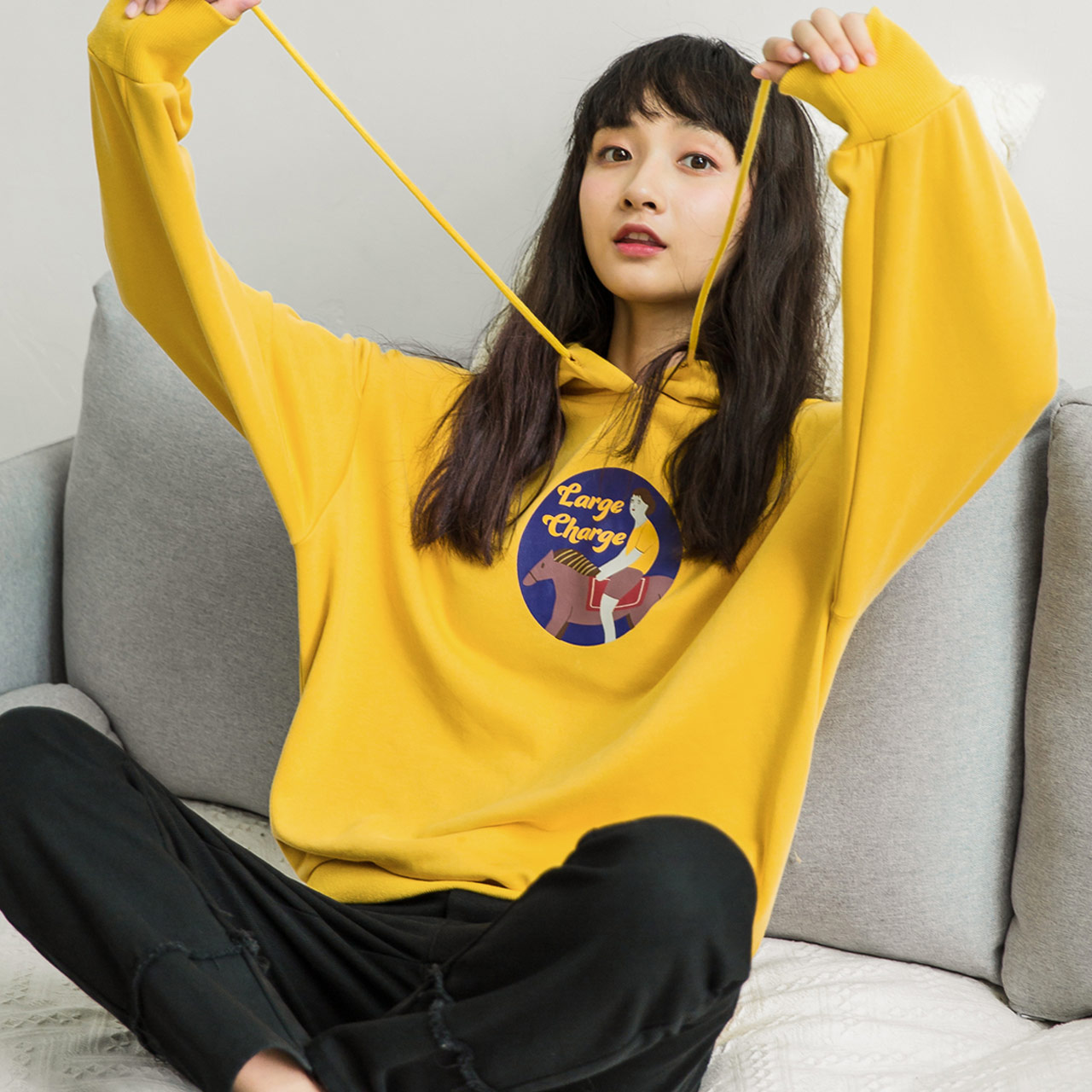 Sweatshirt femme - Ref 3217327 Image 1