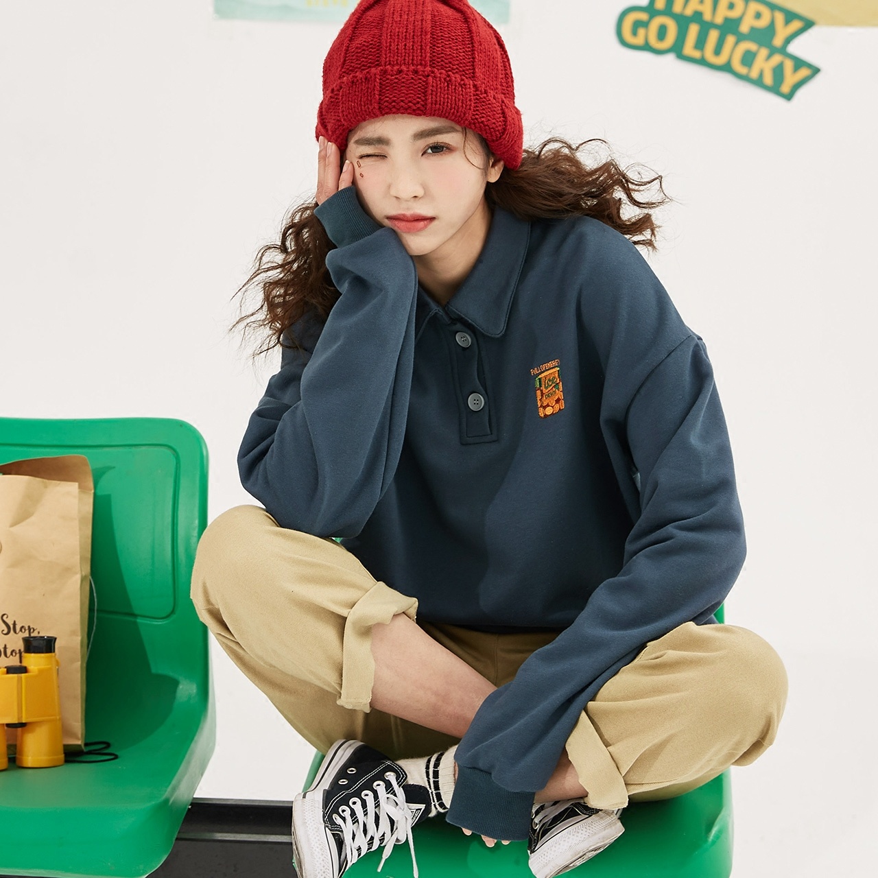 Sweatshirt femme - Ref 3216756 Image 1