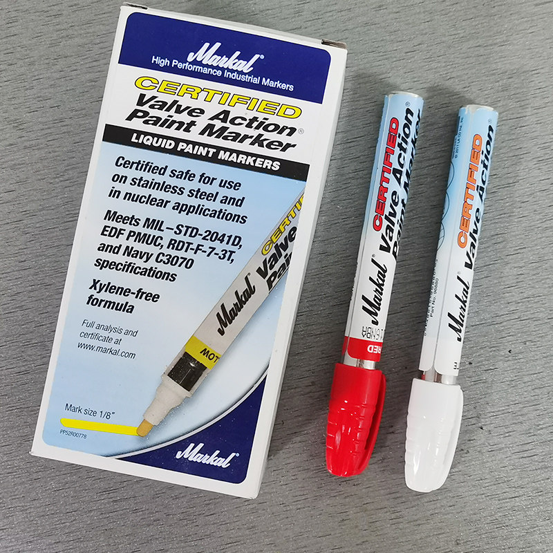 MARKAL 96880 Certified Valve油漆笔核电航空认证记号笔低氯低硫