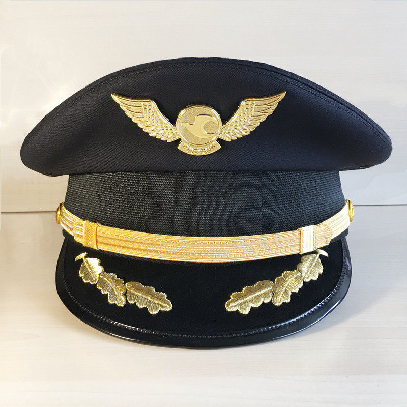 HNA Captain Hat Airlines Cape Hat Civil Aviation Pilot Career Hat Navigation Cap Security Cap