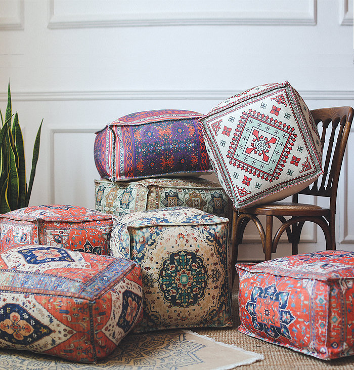 Square Floor Cushion Tatami Mat Nordic Sofa Pouf Home Lazy Sofa Bean Bag Fabric Tatami Square Floor Cushion Tatami Mat Nordic Sofa Pouf Home Lazy Sofa Bean Bag Fabric Tatami