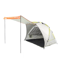 Deer Early Outdoor Camping Tent Fully Automatic Set Up Tent Speed Open With Small Sky Curtain Camping Camping Sun Rain