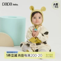 Papa Clawling Spring и осенний стиль мужчины и женщины, детские комбинезоны милый стиль повседневная стопка для плитки в горошек.