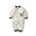 Papa leo núi mùa thu và mùa đông nam nữ dày jumpsuit cotton bé áo ấm leo núi cotton áo khoác 0-3 tuổi