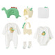 papa crawl new newborn baby gift box baby seven-piece set one-month-old gift meaning gift in the Year of the Dragon